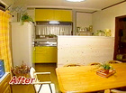 写真：No.30邸 プチリフォームでダイニングキッチンをスッキリ収納!!